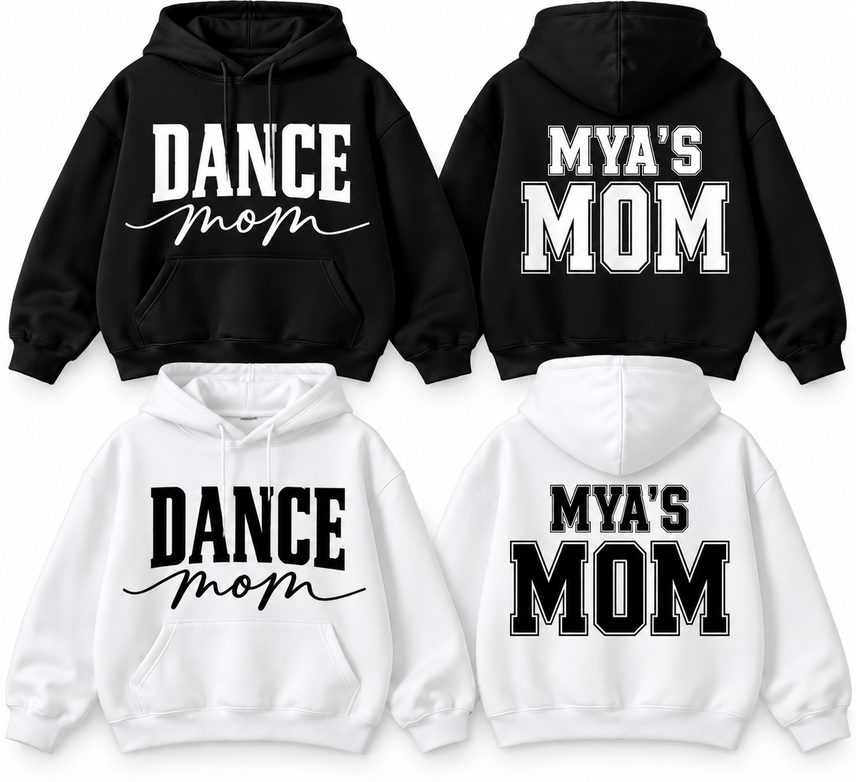 Custom Dance Mom Hoodie | Personalized Dancer Name Hoodie