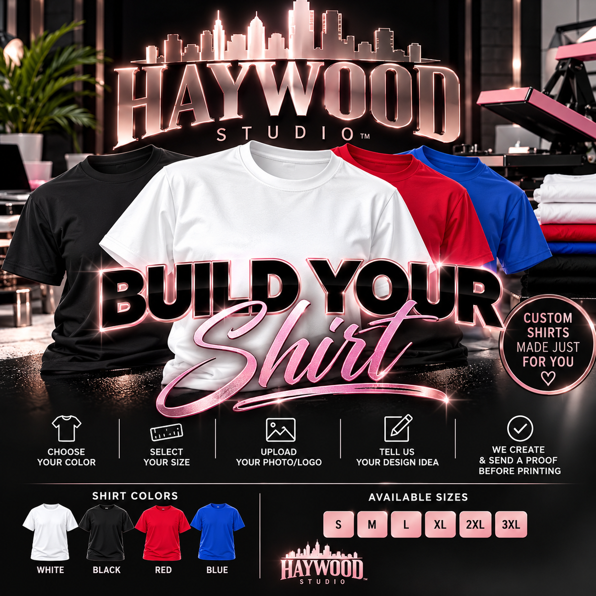 Build Your Own Shirt| Custom T-Shirt